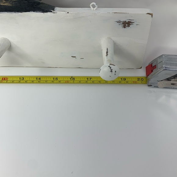 Handmade Wooden Loon Duck Bird Design Hook Cabin Hat Lightweight Coat Holder - Picture 6 of 6